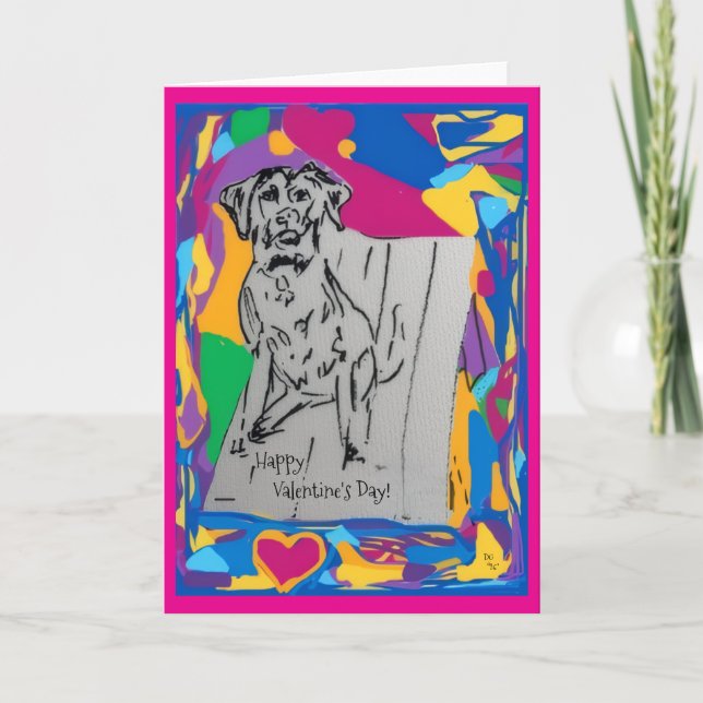 Glad Alla Hjärtans Dag Kort (Framsida)