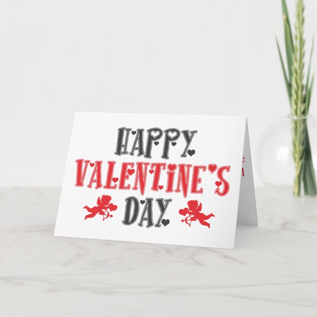 Glad Alla hjärtans dag-kort Helgkort (Framsida)