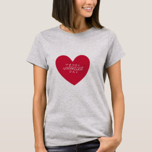 Glad Alla hjärtans dag Kvinnor i hjärtat T Shirt