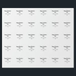 Glad Alla hjärtans dag lägga till namn datum enkel Presentpapper<br><div class="desc">design</div>