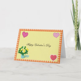 Glad Alla hjärtans dag, land stil Helgkort