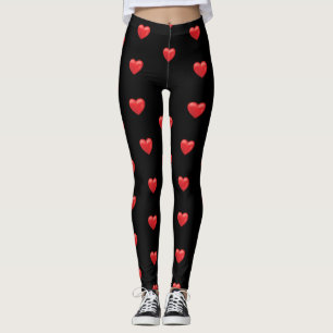 Glad Alla hjärtans dag Leggings