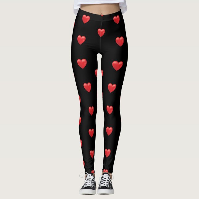 Glad Alla hjärtans dag Leggings (Framsida)