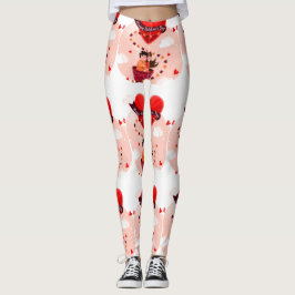 Glad Alla Hjärtans Dag Leggings