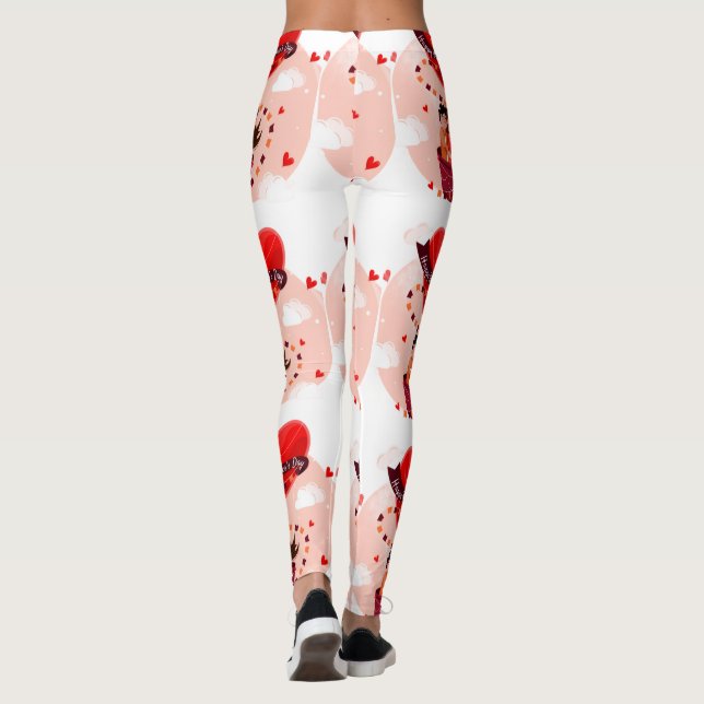 Glad Alla Hjärtans Dag Leggings (Baksida)