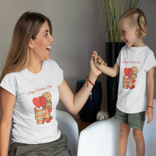 Glad Alla hjärtans dag Leksak Puppy T Shirt