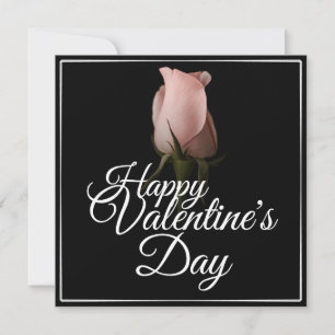 Glad Alla hjärtans dag med rosa ros