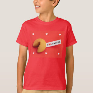 Glad Alla hjärtans dag mormor Fortune Cookie T Shirt