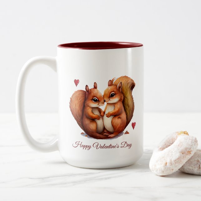 Glad Alla hjärtans dag Mugg (Med munk)