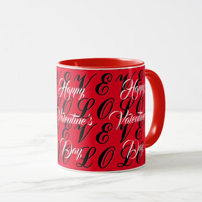 "Glad Alla Hjärtans Dag"-Mugg Mugg (Framsida höger)