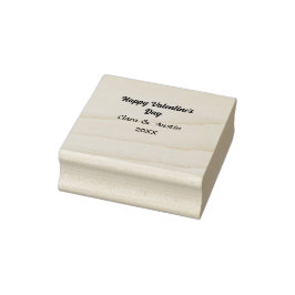 Glad Alla hjärtans dag namn datum enkel minimal Stämpel