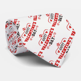 Glad Alla hjärtans dag Neck Tie Slips