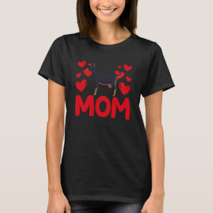 Glad Alla hjärtans dag Nigerian Dwarf Goat Mamma M T Shirt
