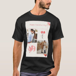 Glad Alla hjärtans dag på fotot T Shirt
