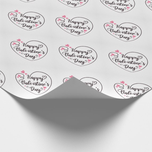 Glad Alla hjärtans dag Papper Presentpapper (Hörn)