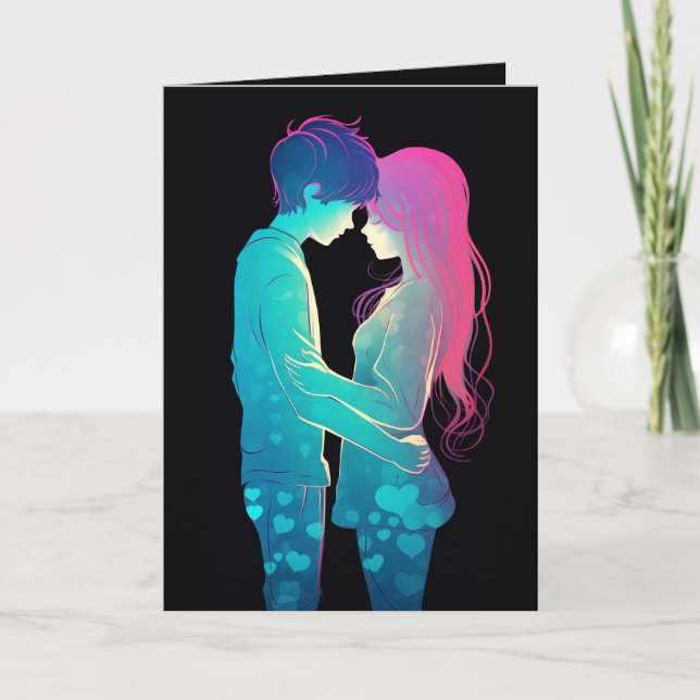 Glad Alla hjärtans dag par Helgkort (Framsida)