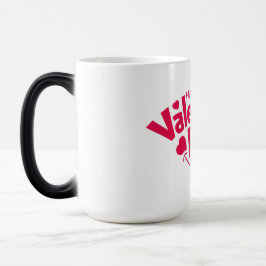 Glad Alla hjärtans dag Personligt namn Magisk Mugg