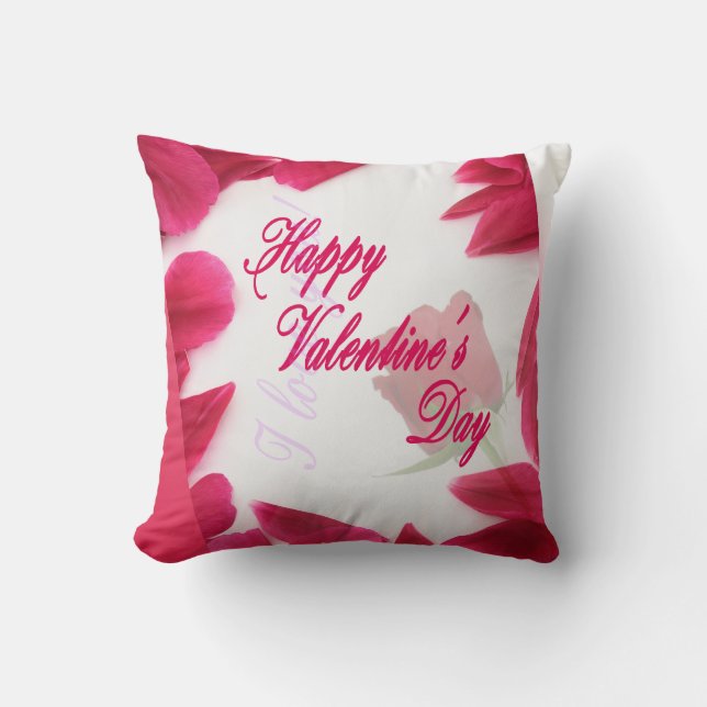 Glad Alla hjärtans dag Pillow Kudde (Framsida)