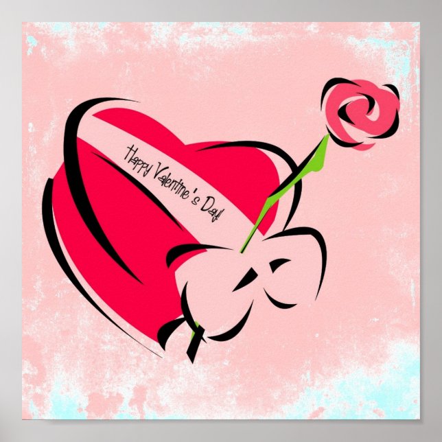 Glad Alla hjärtans dag Poster (Framsidan)