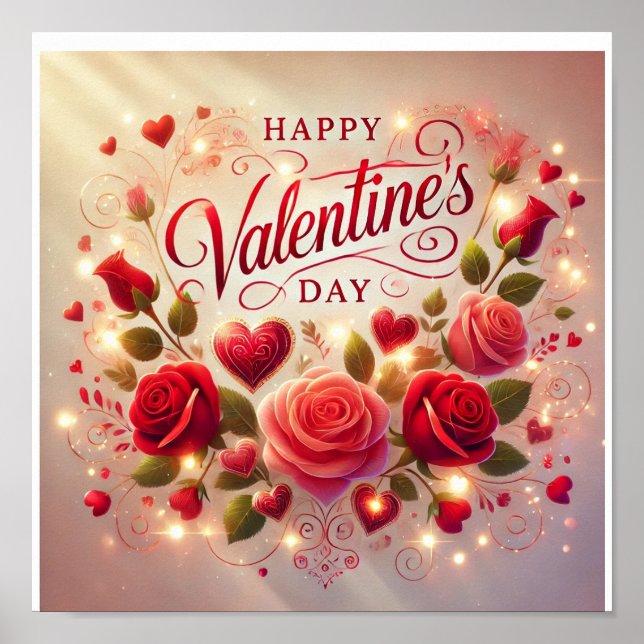 Glad Alla hjärtans dag Poster (Framsidan)