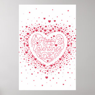 Glad Alla hjärtans dag Poster 24x36