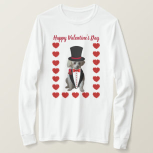 Glad Alla hjärtans dag Pudel T-Shirt