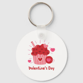 Glad Alla hjärtans dag - Red Hearts Cute Bilder Nyckelring
