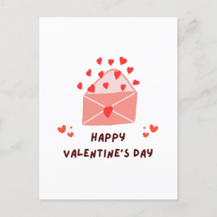 Glad Alla hjärtans dag - Red Hearts Kärlek Bilder Helg Vykort