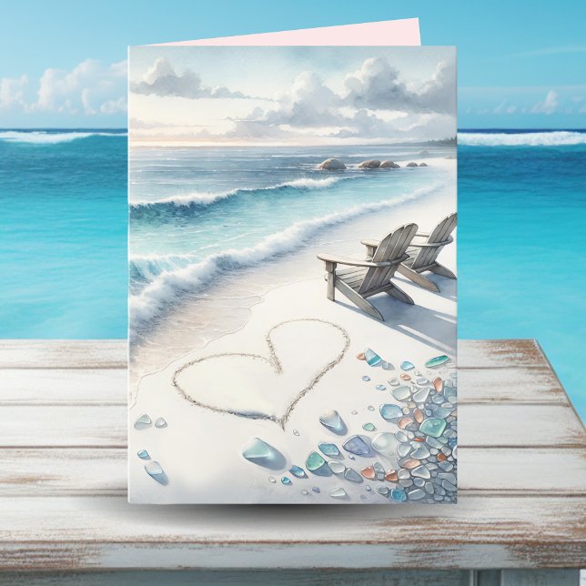 Glad Alla hjärtans dag | Romantic Coastal Kort (Skapare uppladdad)