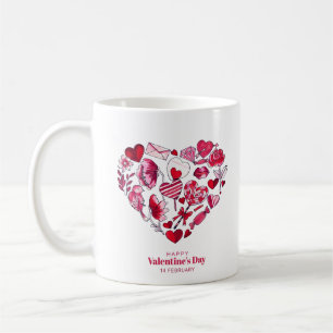 "Glad Alla hjärtans dag - Romantic kärlek" Kaffemugg