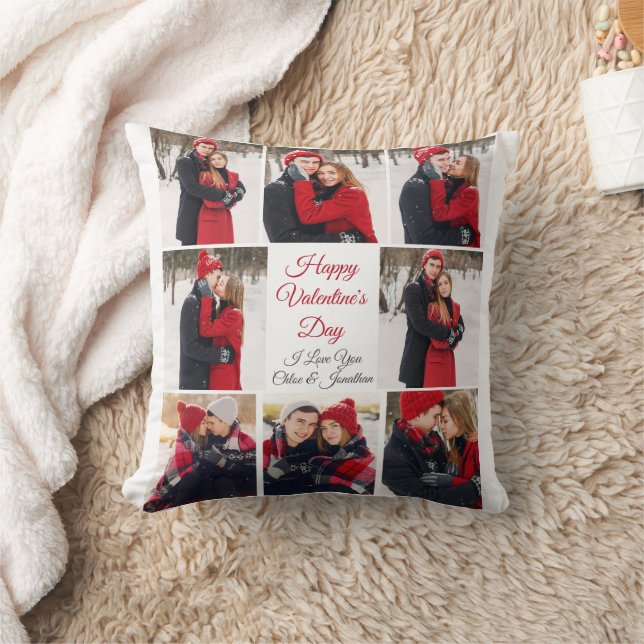 Glad Alla hjärtans dag Romantic Kärlek Photo Colla Kudde (Filt)
