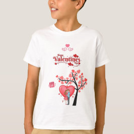 Glad Alla hjärtans dag – Romantiskt par T Shirt