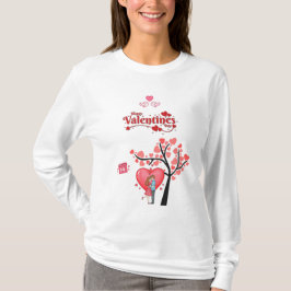Glad Alla Hjärtans Dag – Romantiskt Par T Shirt