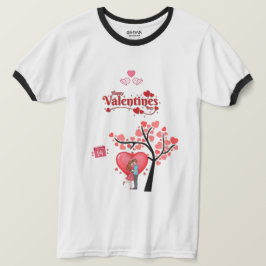 Glad Alla hjärtans dag – Romantiskt par  T Shirt