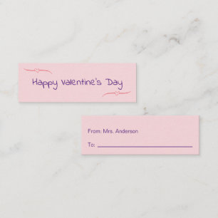 Glad Alla hjärtans dag Rosa Lila Red från Läraren