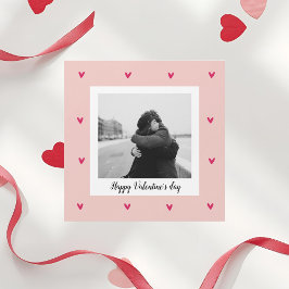 Glad Alla hjärtans dag | Rosa och rött hjärta | Gå