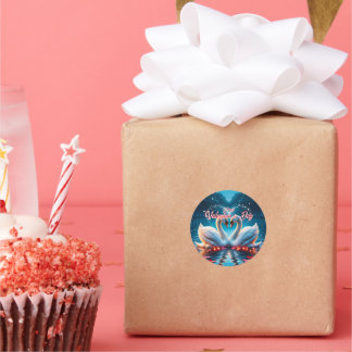 Glad Alla hjärtans dag Runt Klistermärke