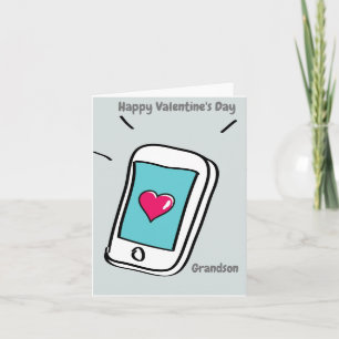 Glad Alla hjärtans dag sonson Kort