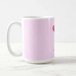 Glad Alla hjärtans dag Sötsak hjärtformad lollipop Kaffemugg