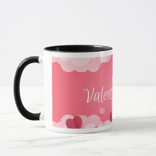 Glad Alla Hjärtans Dag Sött Hjärta Mugg (Vänster)
