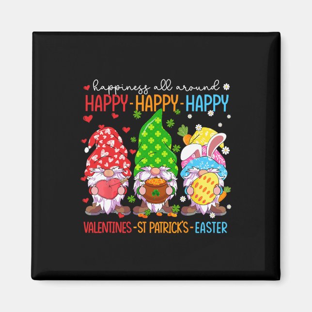 Glad Alla hjärtans dag St Patrick Påsk Glad Helg G Magnet (Framsidan)