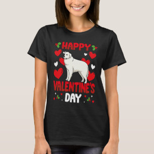 Glad Alla Hjärtans Dag Stora Pyrenéerna Hjärta Kär T Shirt