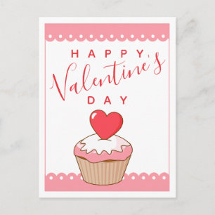 Glad Alla hjärtans dag Sweet Valentine Cupcoa Vykort