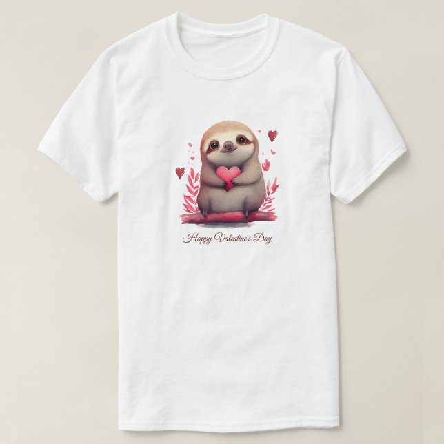 Glad Alla hjärtans dag T-Shirt (Design framsida)