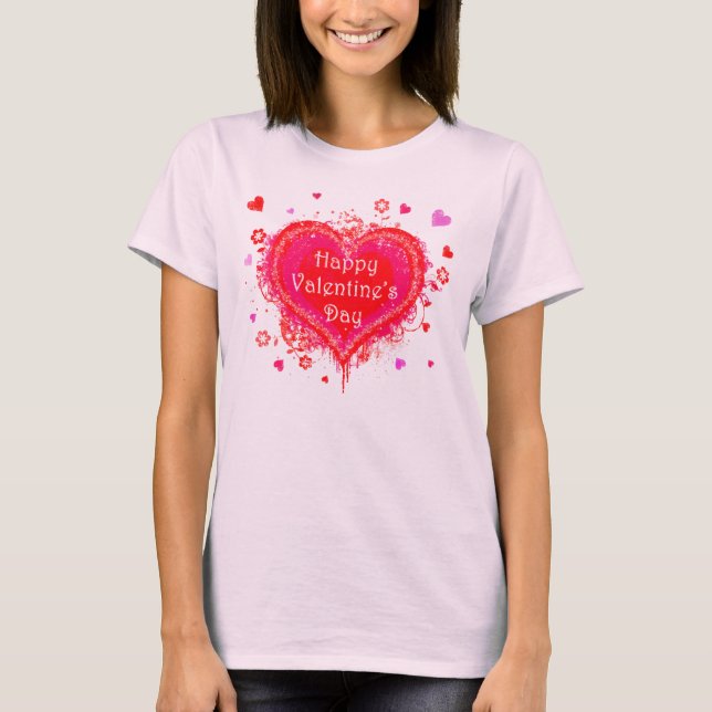 Glad Alla hjärtans dag T-shirt (Framsida)