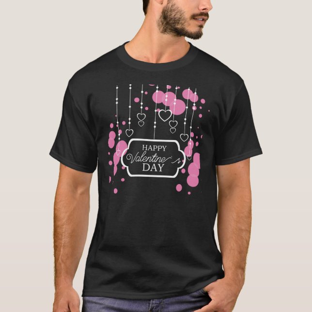 Glad Alla hjärtans dag T Shirt (Framsida)