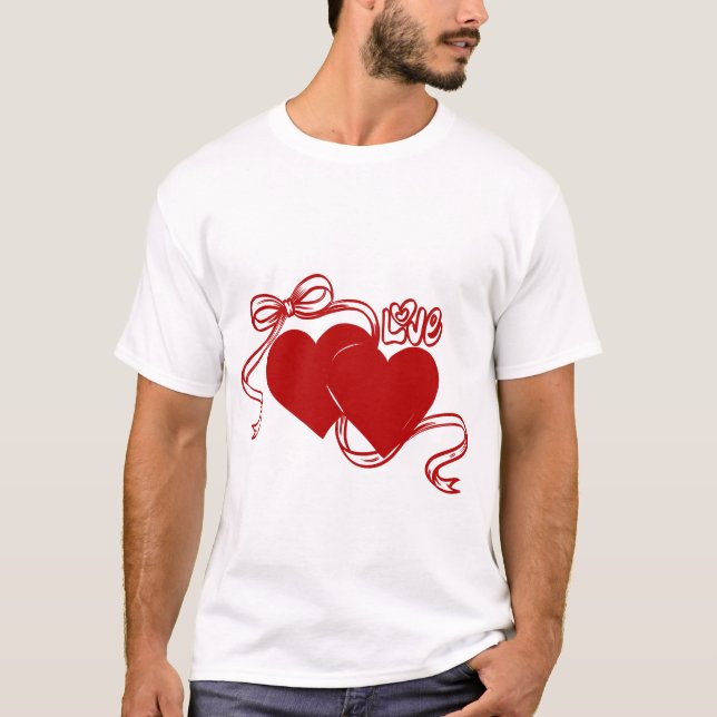 Glad Alla hjärtans dag T-shirt  (Framsida)