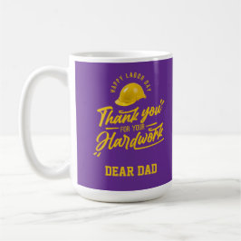 Glad Alla Hjärtans Dag Tack För Hårt Arbete Kaffemugg