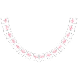 Glad Alla Hjärtans Dag vimplar banner