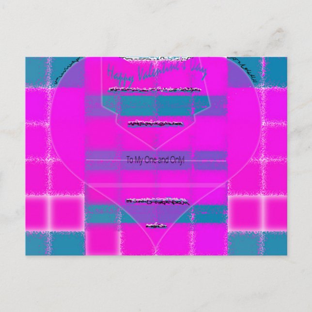 Glad Alla hjärtans dag Vykort (Framsida)